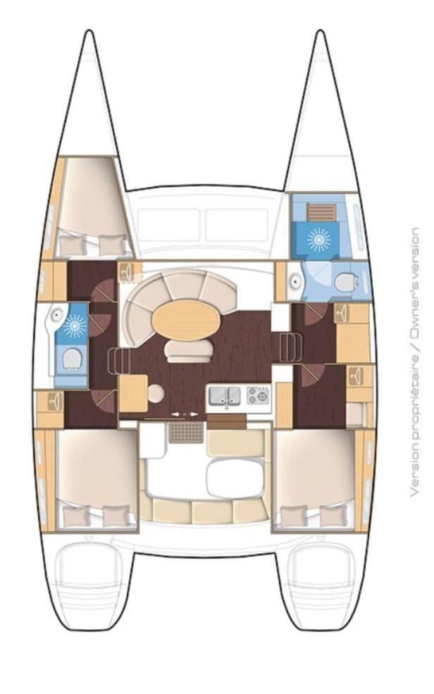 Lagoon 380 - 3 cab., picture 2