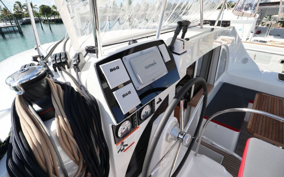 Book Lagoon 380 - 3 cab. Catamaran for bareboat charter in Nassau, Palm Cay Marina, New Providence, Bahamas with TripYacht!, picture 9