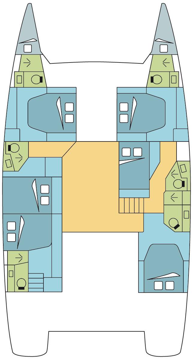 Fountaine Pajot Saba 50 - 6 + 2 cab., picture 2