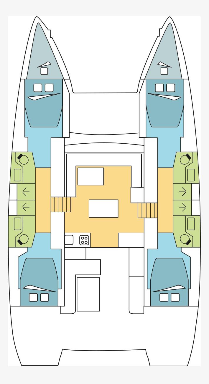 Book Lagoon 50 Catamaran for bareboat charter in Polynesia, Raiatea, French Polynesia with TripYacht!, picture 2