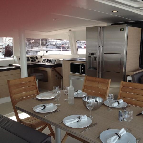 Book Bali 4.3 - 4 + 2 cab. Catamaran for bareboat charter in St. Martin, Marina de L'Anse Marcel, St. Martin, Caribbean with TripYacht!, picture 9