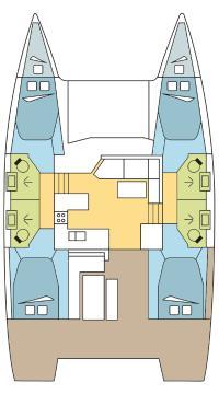 Fountaine Pajot Astrea 42 - 4 + 2 cab., picture 2