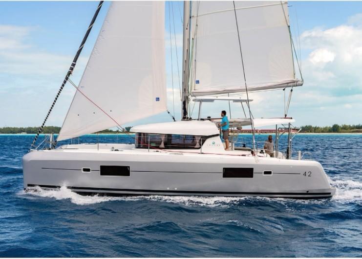 Book Lagoon 42 - 3 + 1 cab. Catamaran for bareboat charter in Phuket, Yacht Haven Marina, Phuket, Thailand  with TripYacht!, picture 1