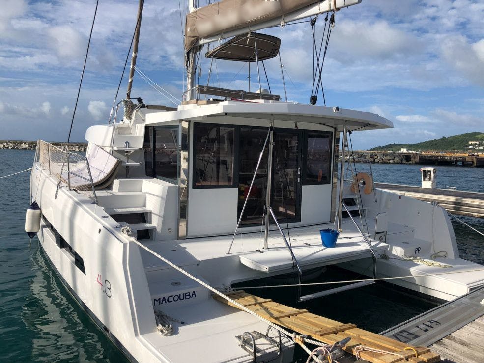 Book Bali 4.3 - 4 + 2 cab. Catamaran for bareboat charter in Guadeloupe, La Marina Bas du Fort, Guadeloupe, Caribbean with TripYacht!, picture 1