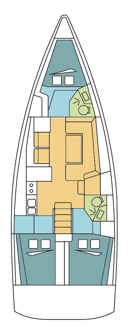 Book Oceanis 41.1 Sailing yacht for bareboat charter in La Paz, Costa Baja Marina, Baja California Sur, Mexico with TripYacht!, picture 2