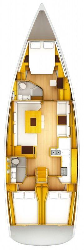 Sun Odyssey 509 - 3 cab., picture 2