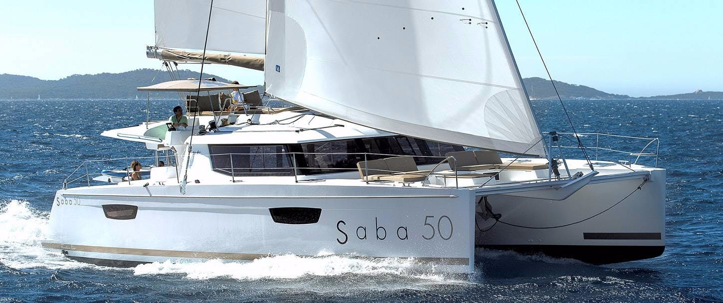 Book Fountaine Pajot Saba 50 - 6 + 2 cab. Catamaran for bareboat charter in Phuket, Yacht Haven Marina, Phuket, Thailand  with TripYacht!, picture 1