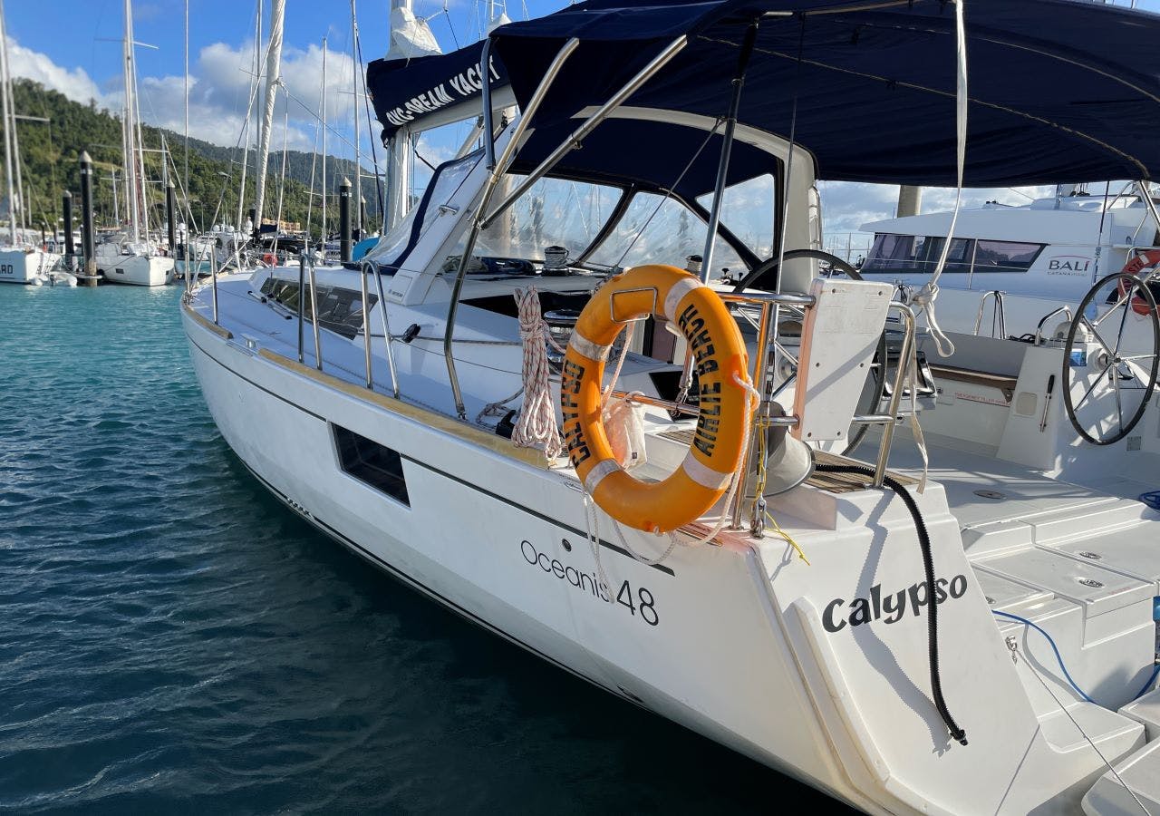 Book Oceanis 48 - 5 cab. Sailing yacht for bareboat charter in Whitsundays, Airlie Beach, Coral Sea Marina, Whitsunday Region of Queensland, Australia and Oceania with TripYacht!, picture 3