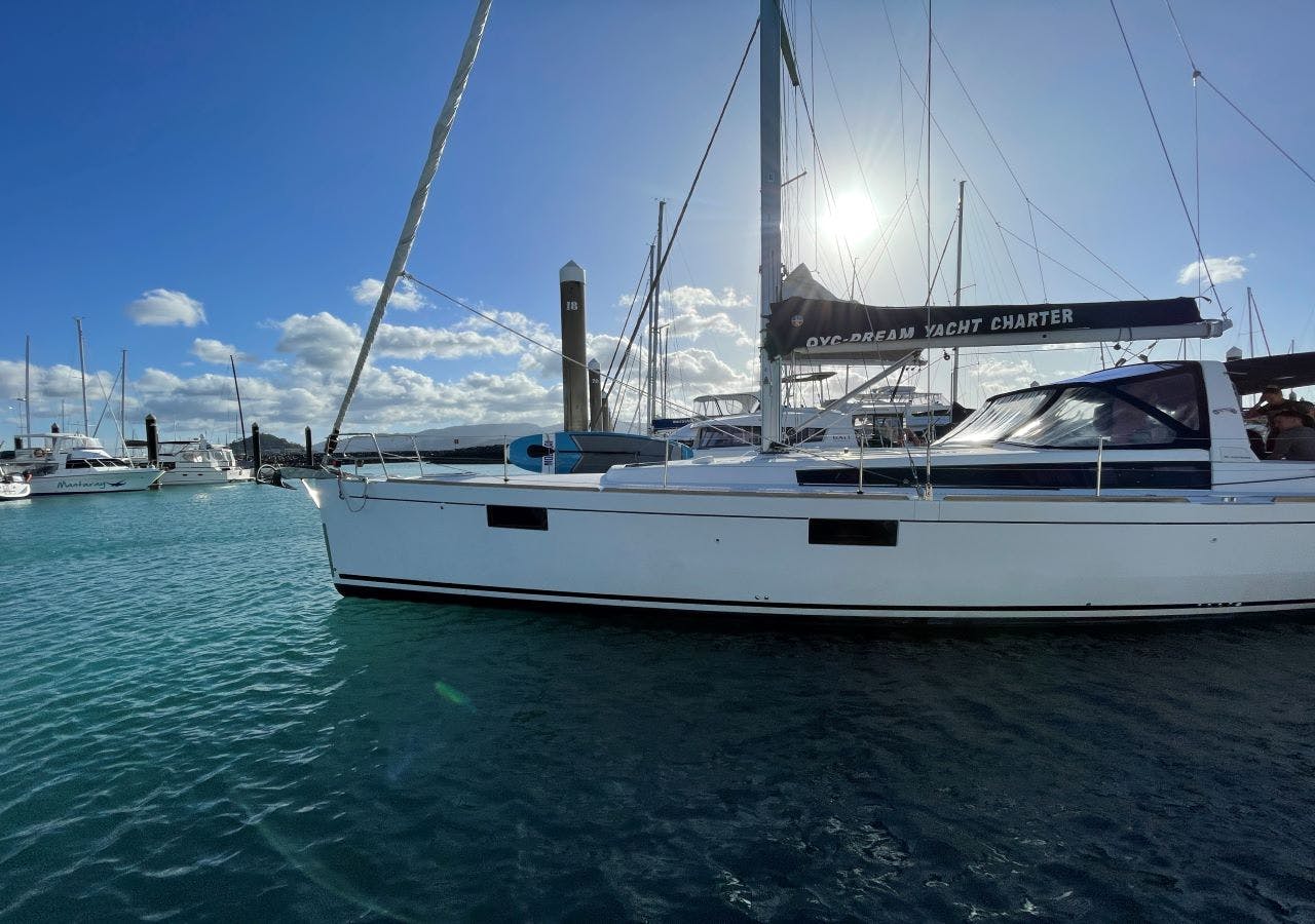 Book Oceanis 48 - 5 cab. Sailing yacht for bareboat charter in Whitsundays, Airlie Beach, Coral Sea Marina, Whitsunday Region of Queensland, Australia and Oceania with TripYacht!, picture 1