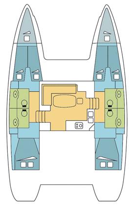 Lagoon 400 S2 - 4 + 2 cab., picture 2