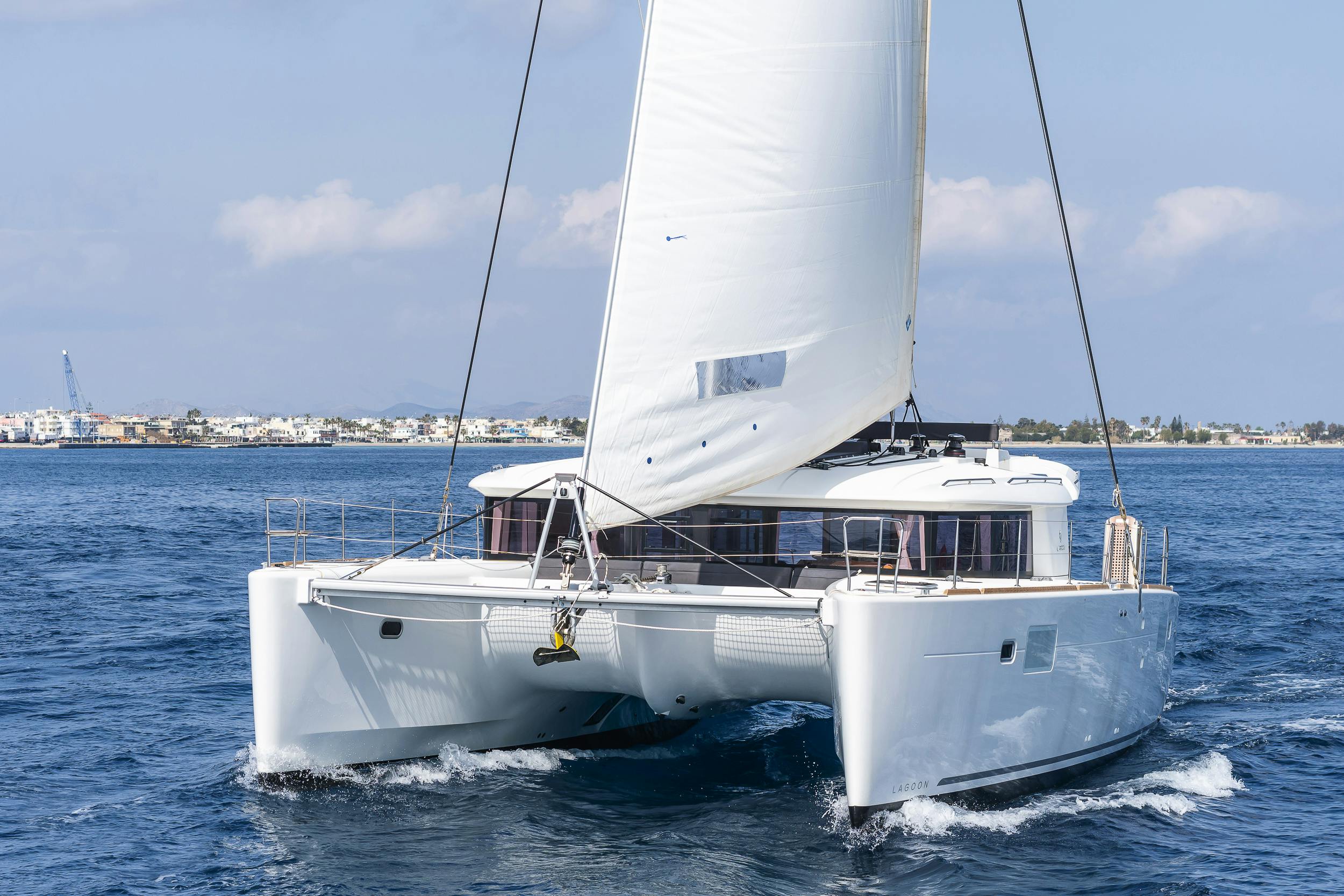 Book Lagoon 450 F - 4 + 2 cab. Catamaran for bareboat charter in Kos, Kos Marina, Dodecanese, Greece with TripYacht!, picture 11