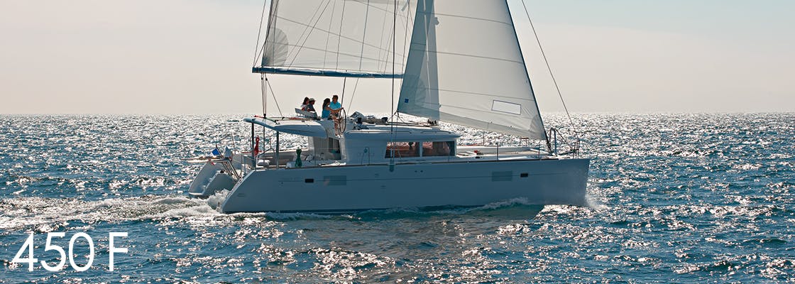 Book Lagoon 450 F - 4 + 2 cab. Catamaran for bareboat charter in Kos, Kos Marina, Dodecanese, Greece with TripYacht!, picture 1