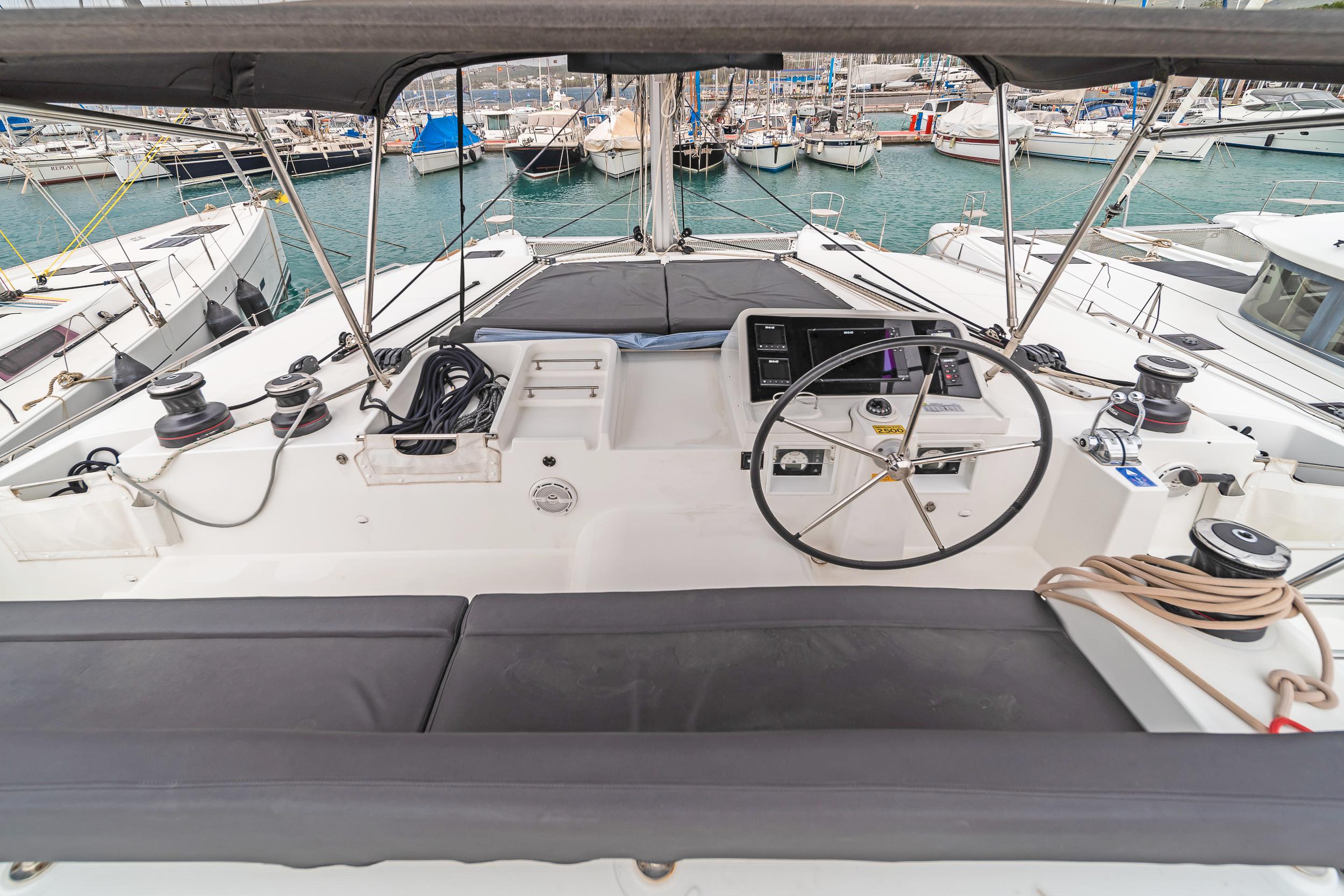 Book Lagoon 450 F - 4 + 2 cab. Catamaran for bareboat charter in Kos, Kos Marina, Dodecanese, Greece with TripYacht!, picture 16