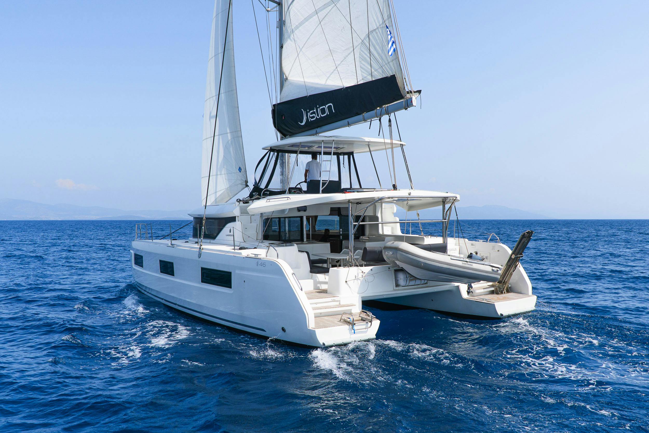Book Lagoon 46 - 4 + 2 cab. Catamaran for bareboat charter in Kos, Kos Marina, Dodecanese, Greece with TripYacht!, picture 10