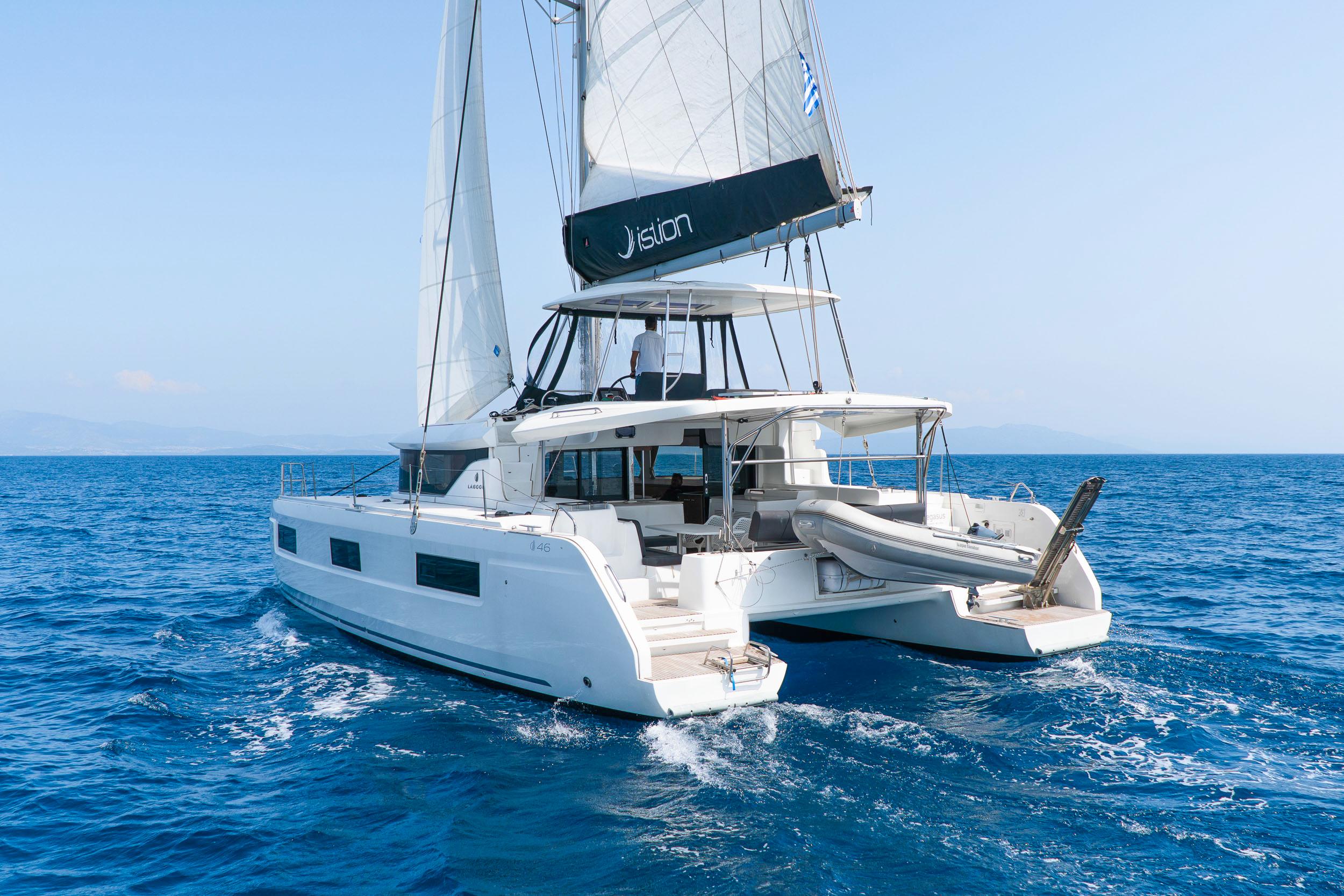 Book Lagoon 46 - 4 + 2 cab. Catamaran for bareboat charter in Kos, Kos Marina, Dodecanese, Greece with TripYacht!, picture 10