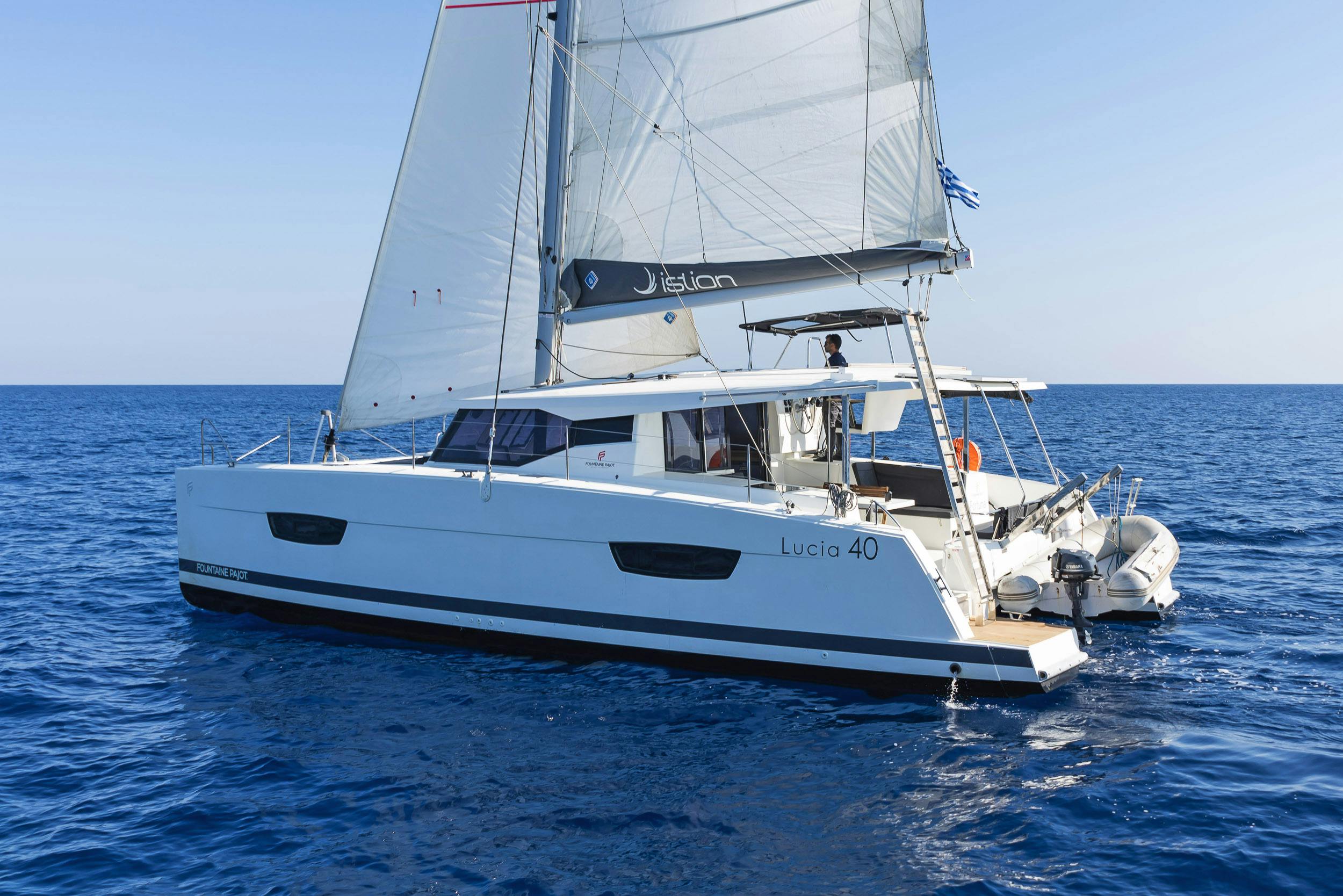 Book Fountaine Pajot Lucia 40 Catamaran for bareboat charter in Rhodes New Marina, Dodecanese, Greece with TripYacht!, picture 25