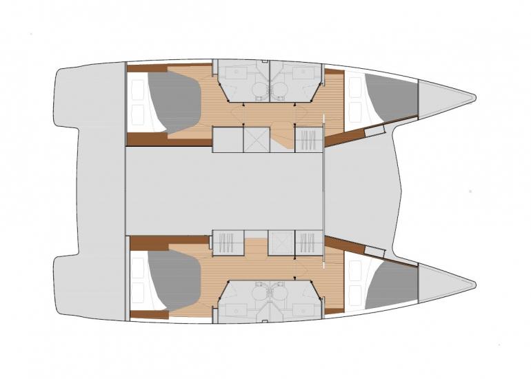 Book Fountaine Pajot Lucia 40 Catamaran for bareboat charter in Rhodes New Marina, Dodecanese, Greece with TripYacht!, picture 3