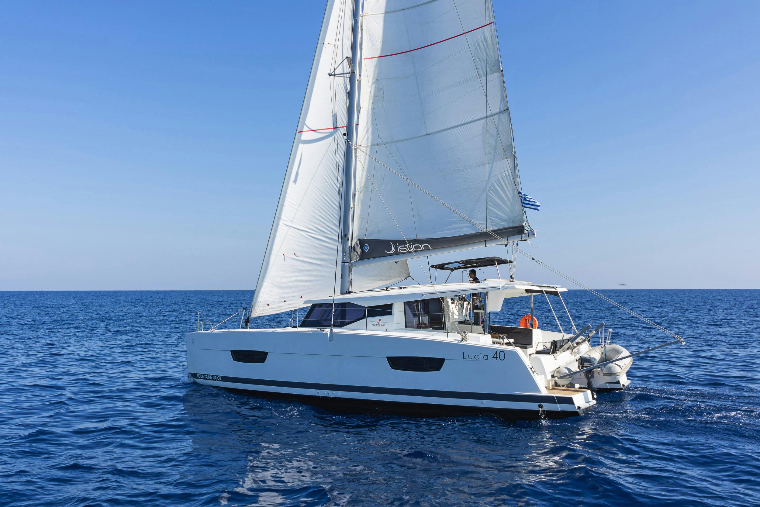Book Fountaine Pajot Lucia 40 Catamaran for bareboat charter in Rhodes New Marina, Dodecanese, Greece with TripYacht!, picture 20