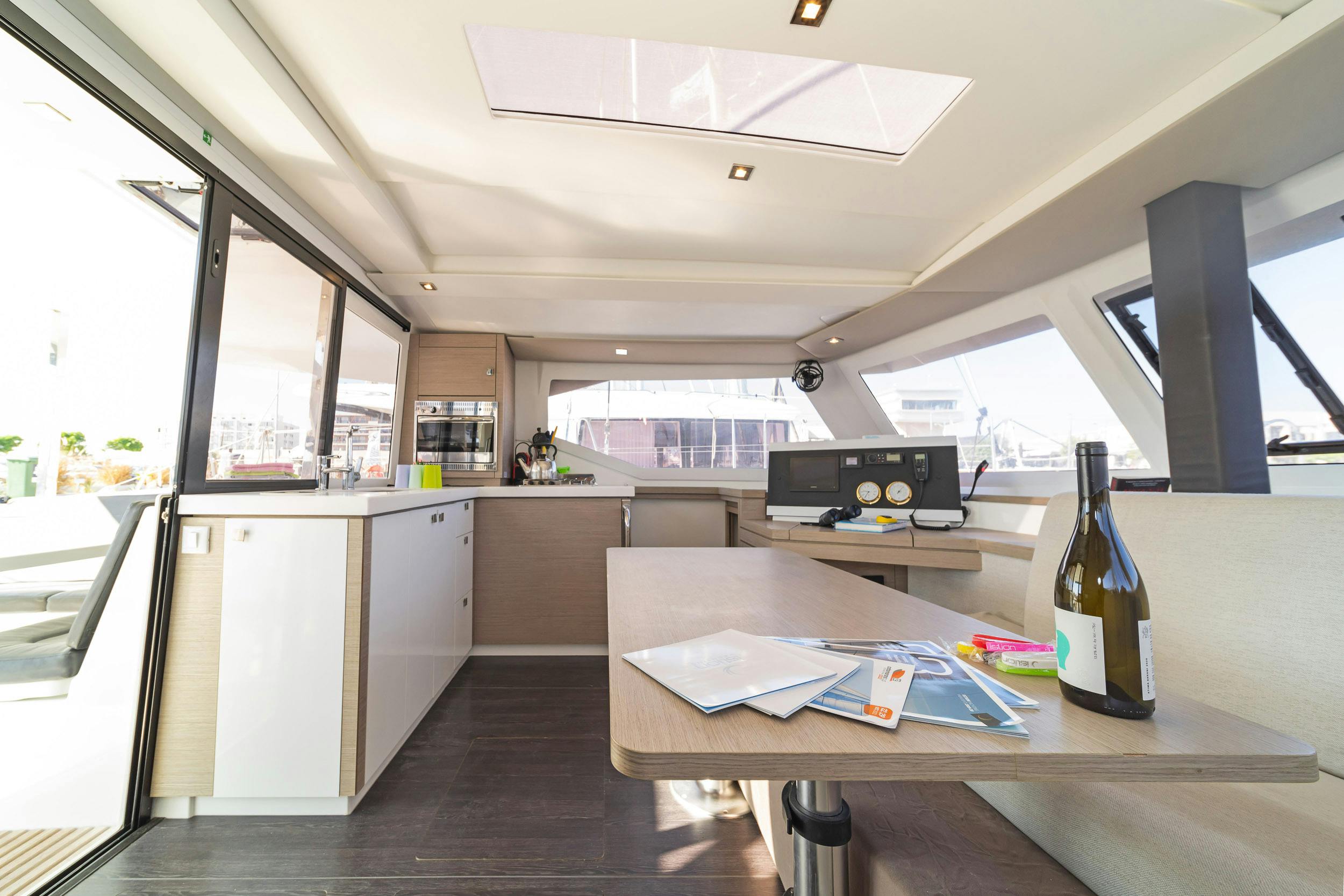 Book Fountaine Pajot Lucia 40 Catamaran for bareboat charter in Rhodes New Marina, Dodecanese, Greece with TripYacht!, picture 8