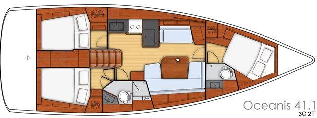 Oceanis 41.1, picture 3
