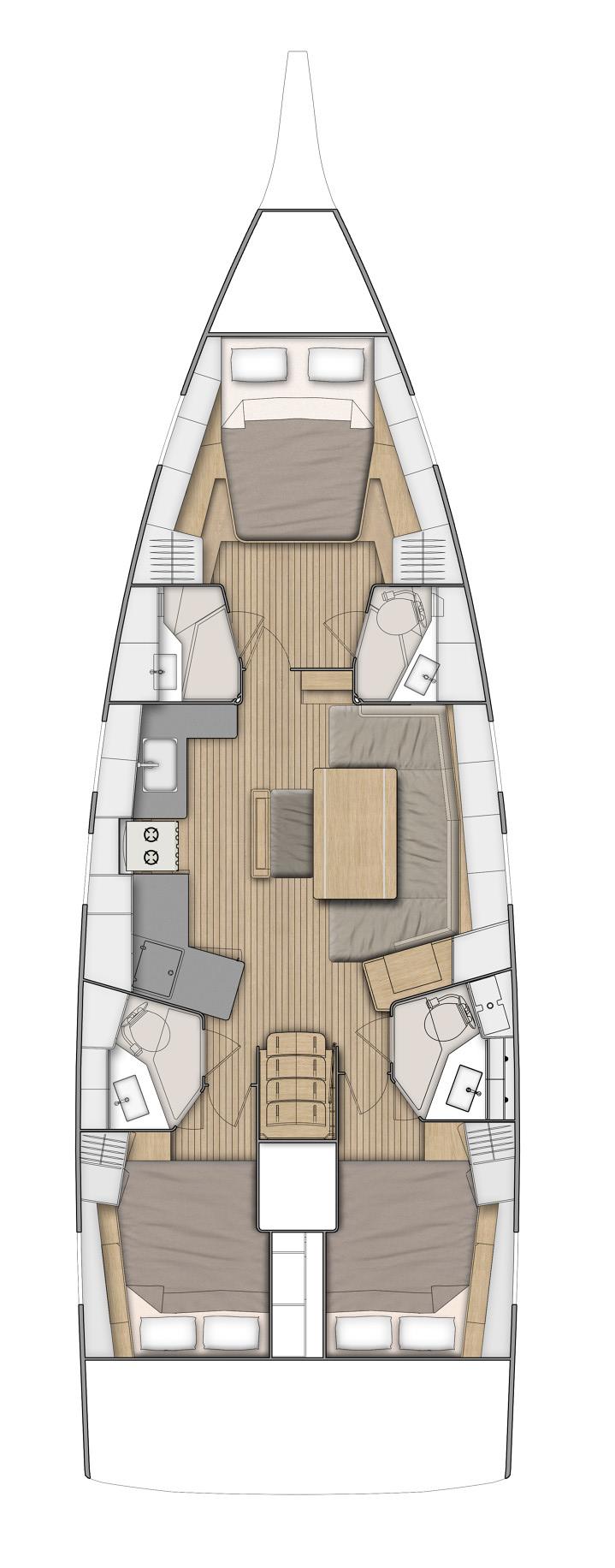 Oceanis 46.1 - 3 cab., picture 2