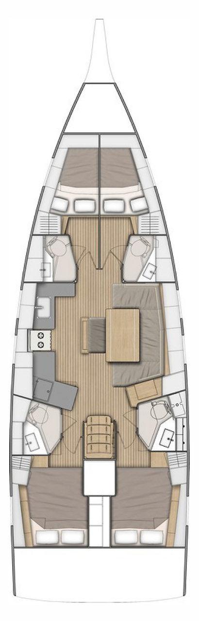 Oceanis 46.1 - 4 cab., picture 2