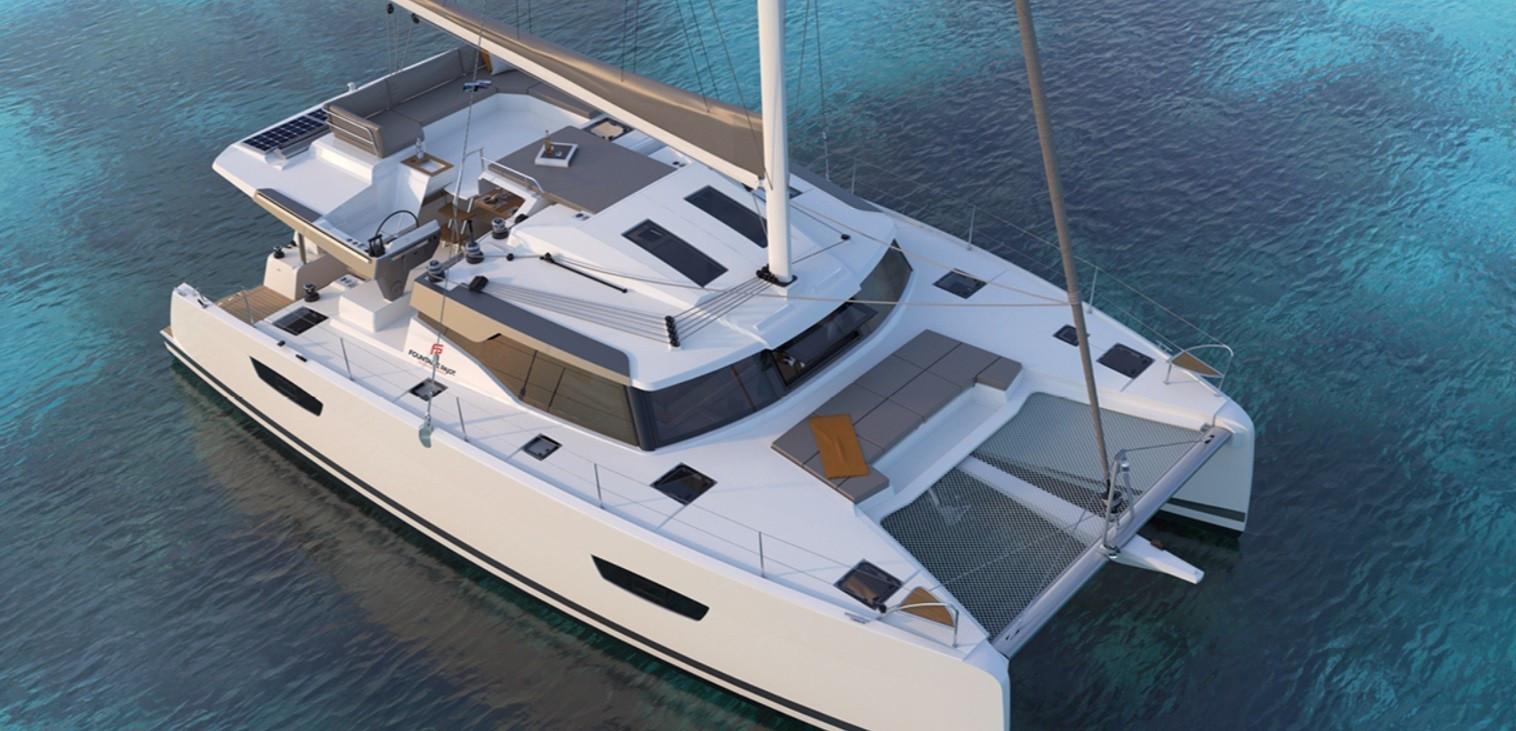 Book Fountaine Pajot Elba 45 - 4 + 2 cab. Catamaran for bareboat charter in Palma de Mallorca, Marina Naviera Balear, Balearic Islands, Spain with TripYacht!, picture 1