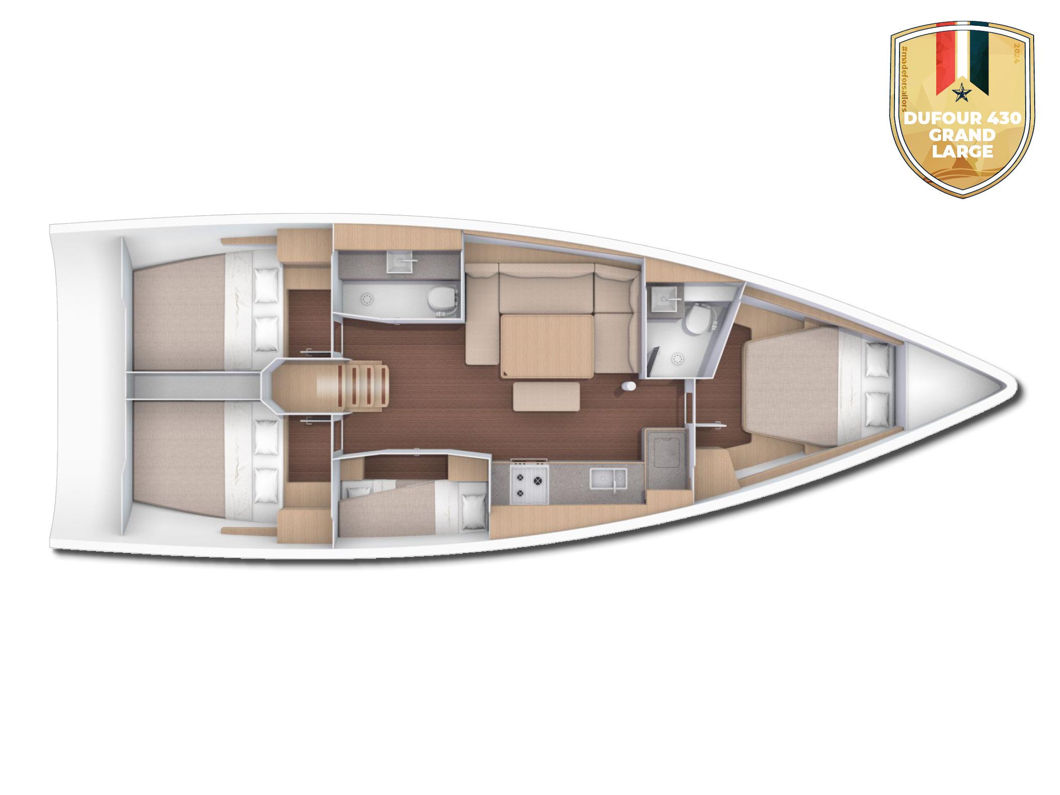 Dufour 430 GL, picture 3