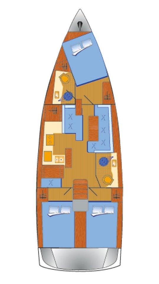 Sun Odyssey 410 - 3 cab., picture 2