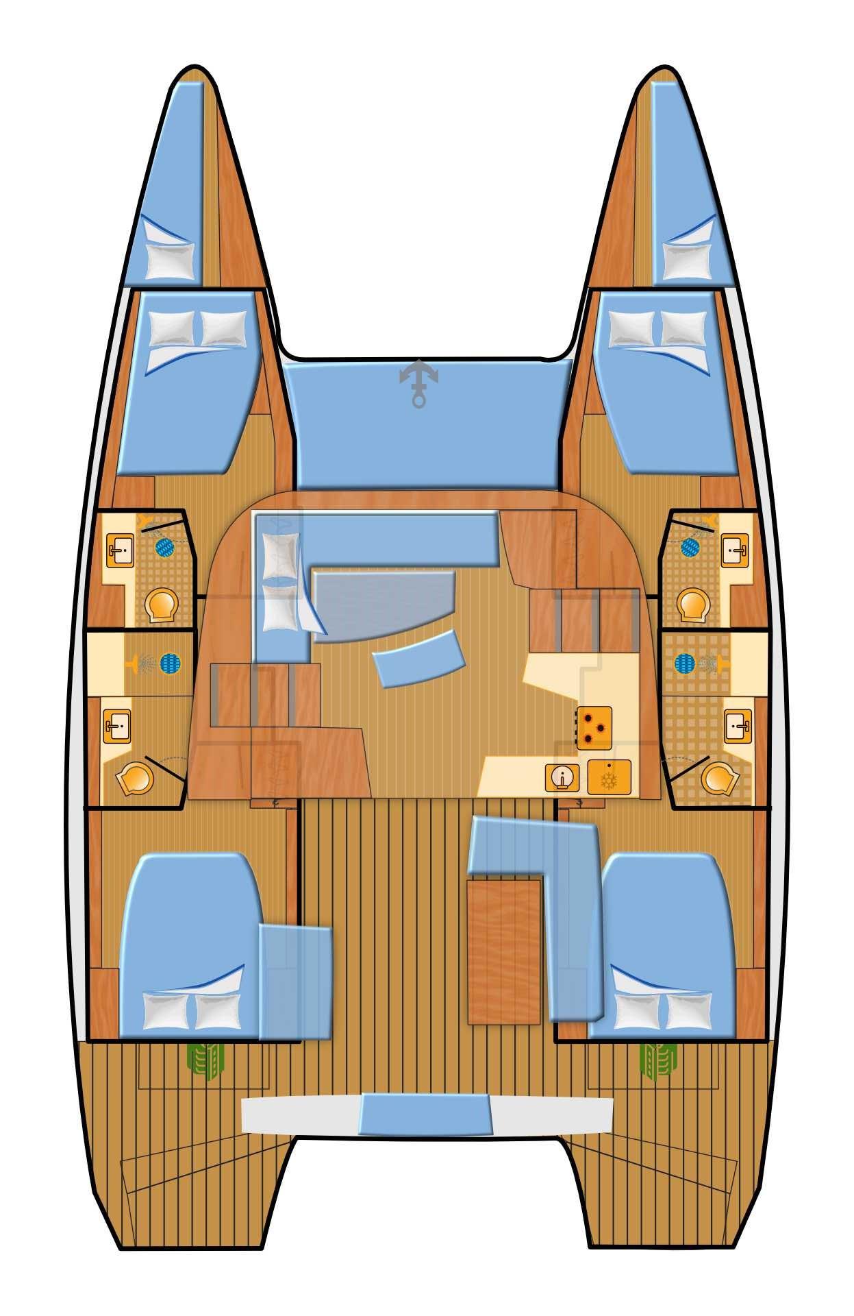 Lagoon 42 - 4 + 2 cab., picture 2
