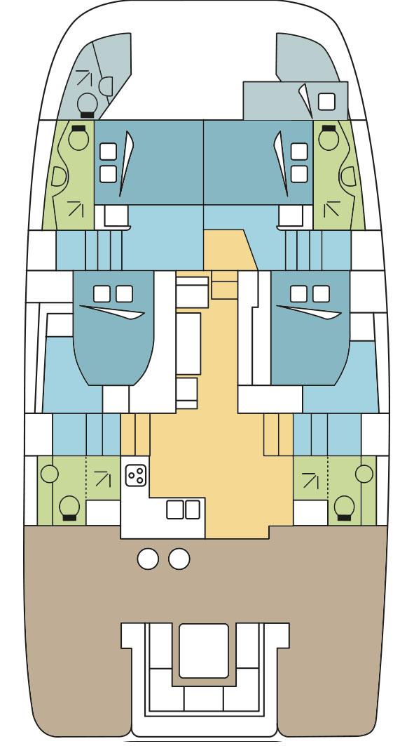 Aquila 44 - 4 + 1 cab., picture 2