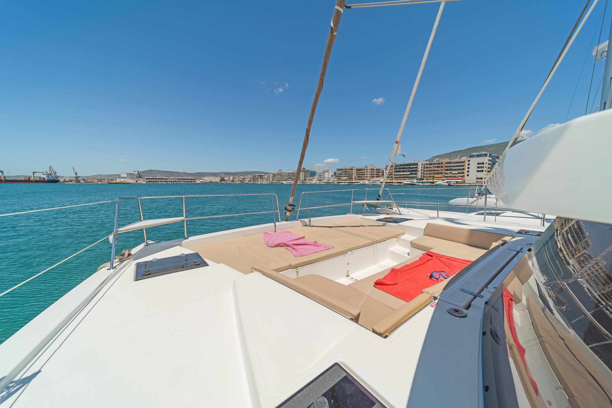 Book Bali 4.1 - 4 + 2 cab. Catamaran for bareboat charter in Rhodes New Marina, Dodecanese, Greece with TripYacht!, picture 14