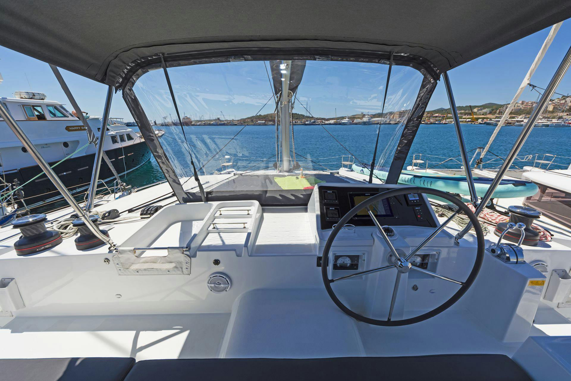 Book Lagoon 450 F - 4 + 2 cab. Catamaran for bareboat charter in Rhodes New Marina, Dodecanese, Greece with TripYacht!, picture 9