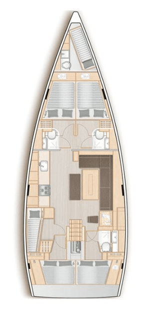 Hanse 508 - 5 + 1 cab., picture 2