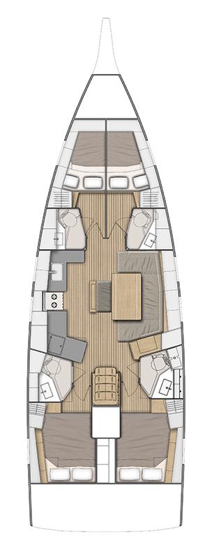 Oceanis 46.1 - 4 cab., picture 2