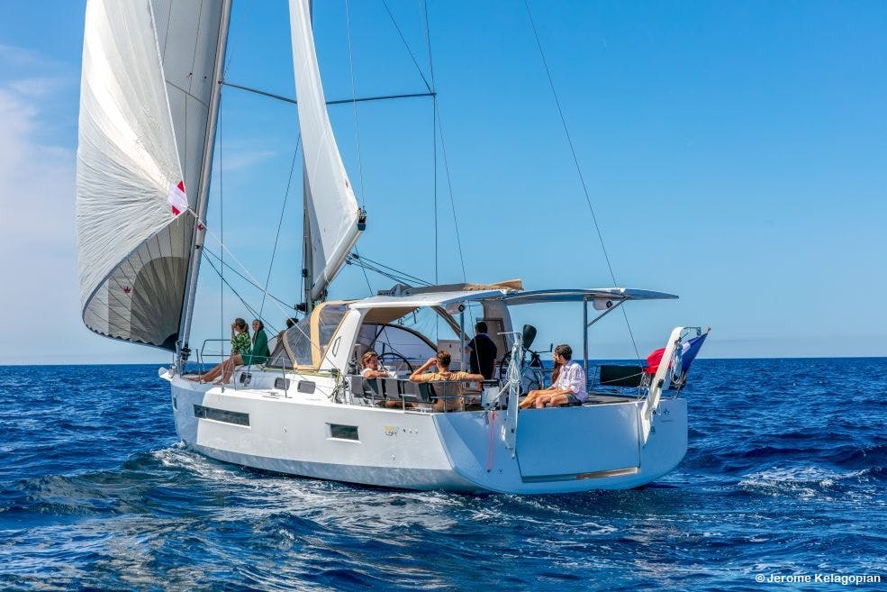 Book Sun Loft 47 - 6 + 1 cab. Sailing yacht for bareboat charter in Guadeloupe, Terre de Haut, Les Saintes, Guadeloupe, Caribbean with TripYacht!, picture 9