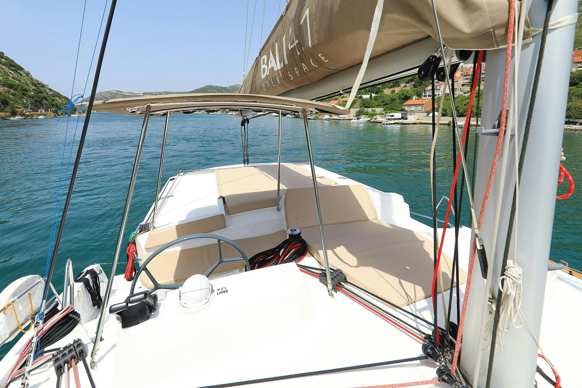 Book Bali 4.1 - 4 cab. Catamaran for bareboat charter in Dubrovnik, Komolac, ACI Marina Dubrovnik, Dubrovnik region, Croatia with TripYacht!, picture 7