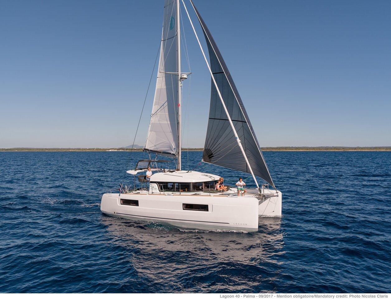 Book Lagoon 40 - 4 + 2 cab Catamaran for bareboat charter in ACI Marina Slano, Dubrovnik region, Croatia with TripYacht!, picture 1