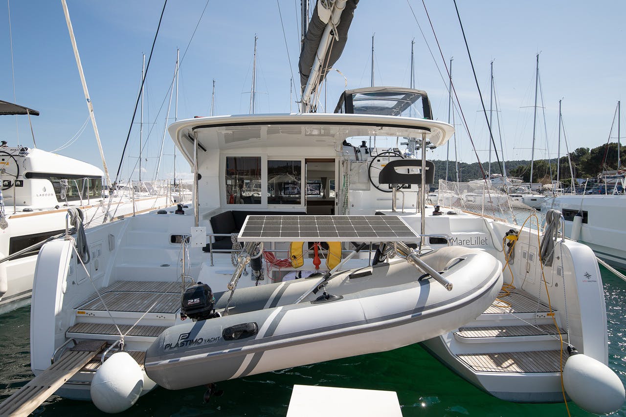 Book Lagoon 40 - 3 cab Catamaran for bareboat charter in Pula, ACI Marina Pomer, Istra, Croatia with TripYacht!, picture 1