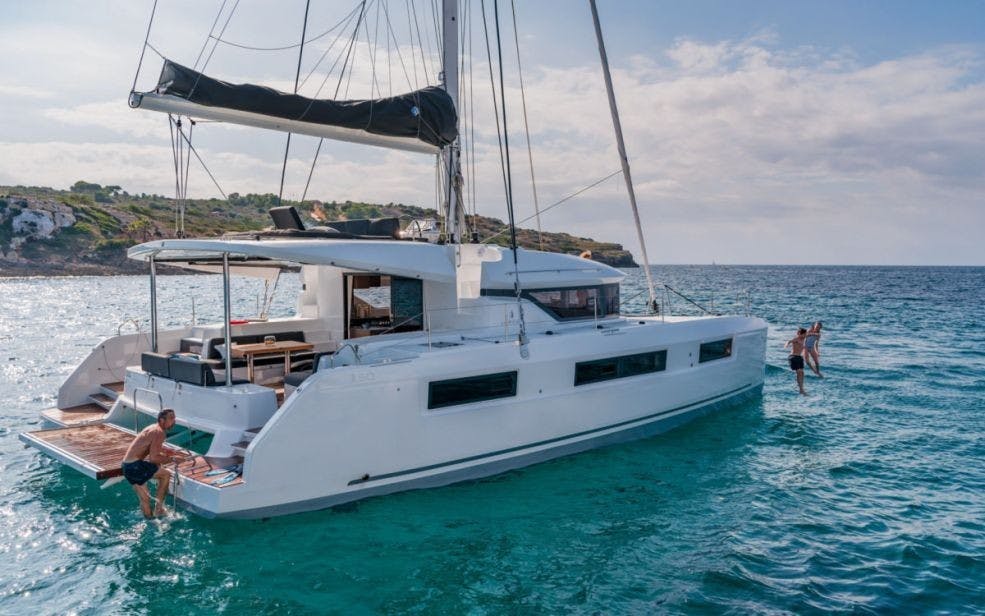 Book Lagoon 50 - 6 + 2 cab. Catamaran for bareboat charter in Antigua, Jolly Harbour Marina, Antigua, Caribbean with TripYacht!, picture 1