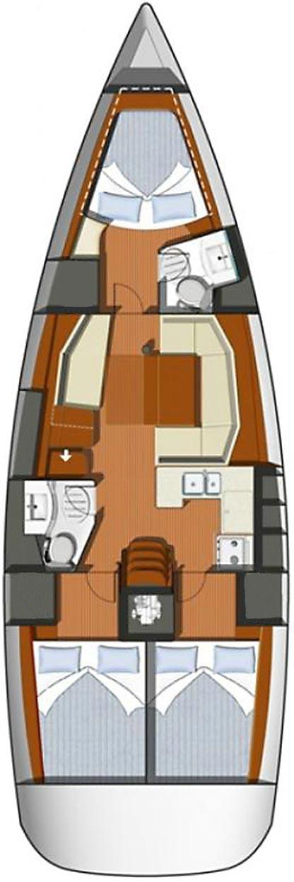 Sun Odyssey 42i, picture 2