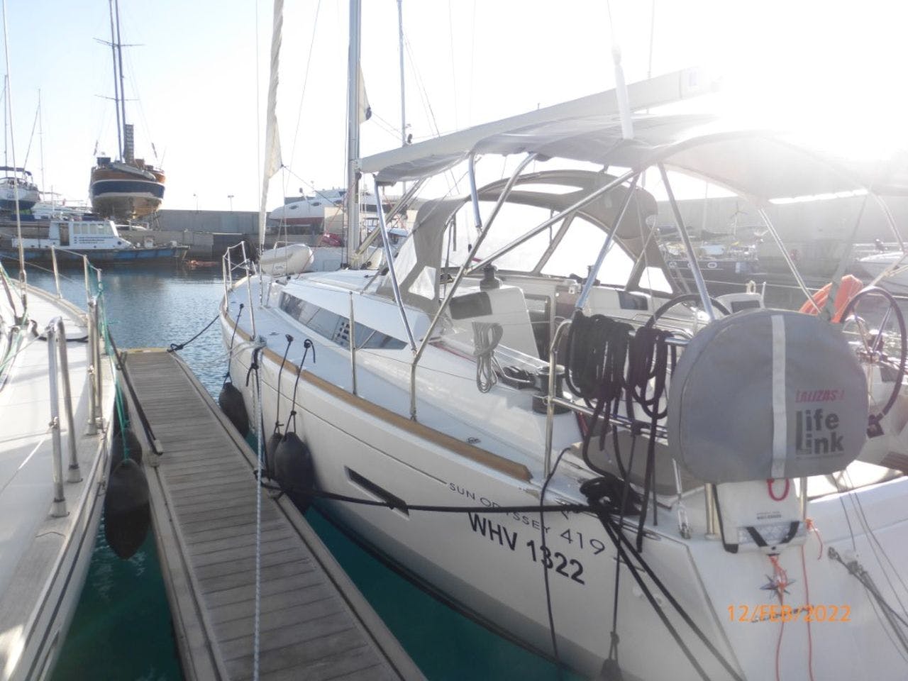 Book Sun Odyssey 419 Sailing yacht for bareboat charter in Tenerife, San Miguel Marina, Canary Islands, Spain with TripYacht!, picture 3