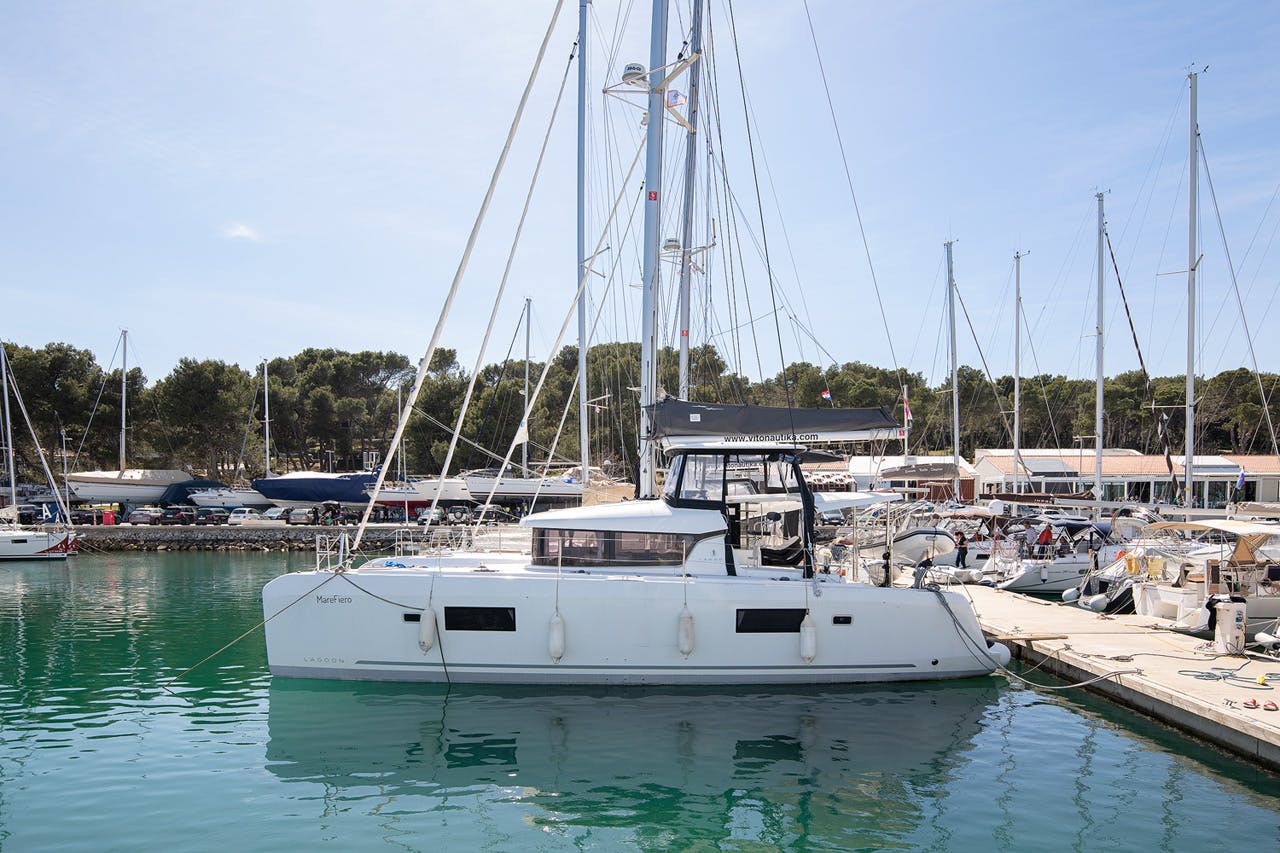 Book Lagoon 42 - 4 + 1 cab. Catamaran for bareboat charter in Pula, ACI Marina Pomer, Istra, Croatia with TripYacht!, picture 3