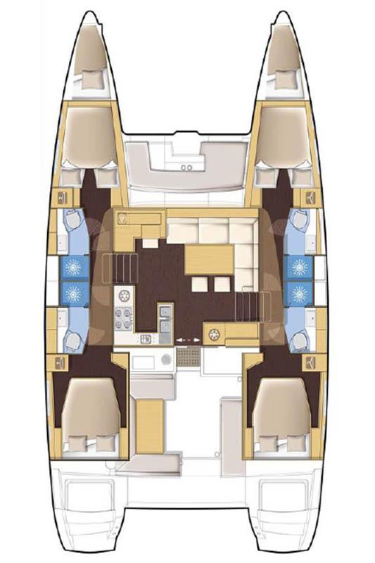 Lagoon 450 F - 4 + 2 cab., picture 2