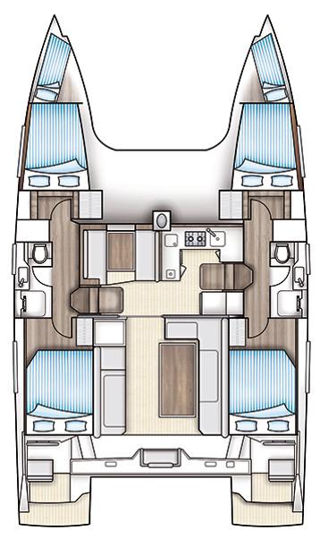 Book Nautitech 40 Open - 4 + 2 cab. Catamaran for bareboat charter in Antigua, Jolly Harbour Marina, Antigua, Caribbean with TripYacht!, picture 2