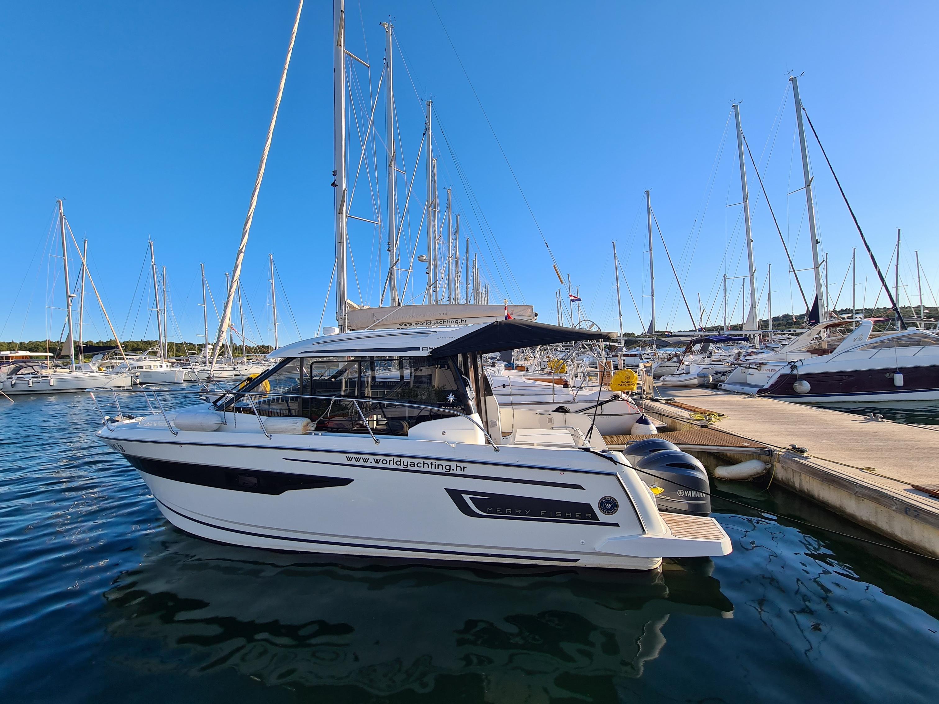 Book Merry Fisher 895 Motor boat for bareboat charter in Marina Mandalina, Sibenik, Šibenik region, Croatia with TripYacht!, picture 3