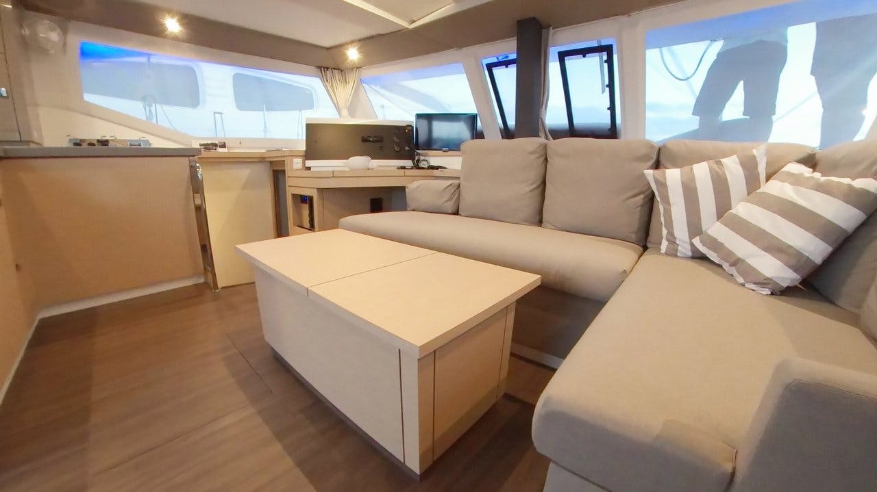 Book Fountaine Pajot Lucia 40 Catamaran for bareboat charter in Paros, Cyclades, Greece with TripYacht!, picture 8