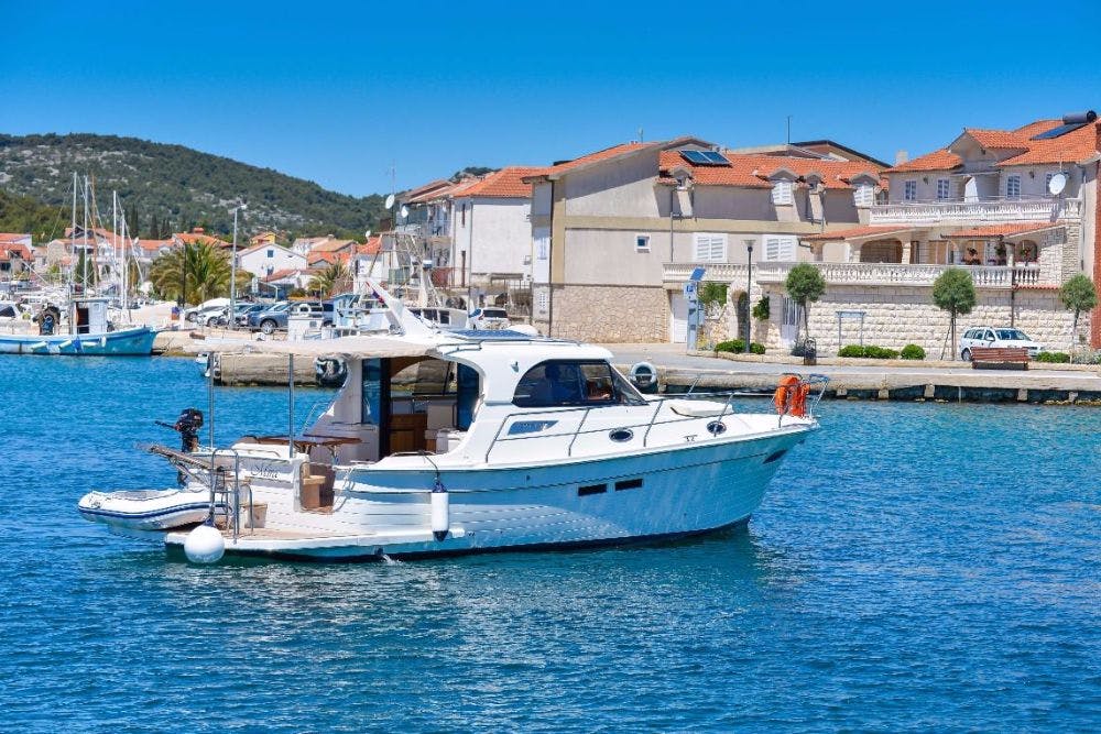 Book Adriana 36 Motor yacht for bareboat charter in Murter, ACI Marina Jezera, Šibenik region, Croatia with TripYacht!, picture 1