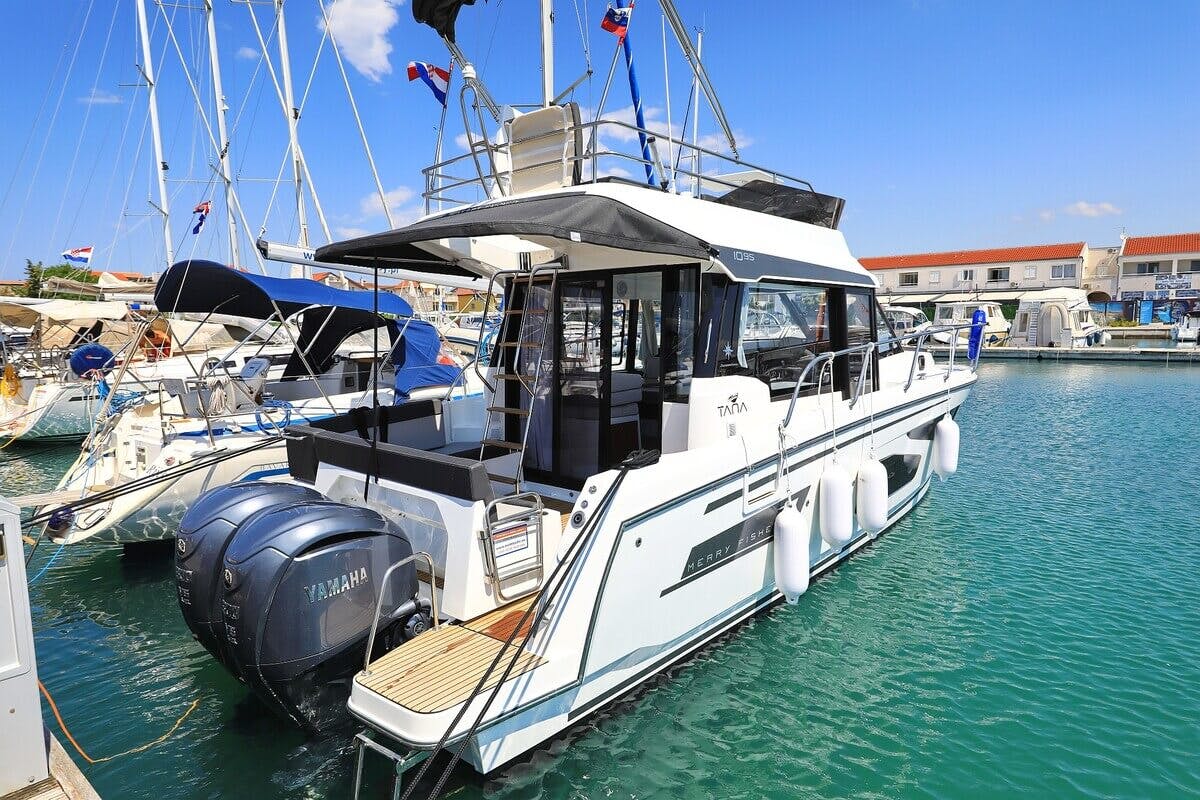 Book Merry Fisher 1095 Fly Motor boat for bareboat charter in Marina Pirovac, Šibenik region, Croatia with TripYacht!, picture 3