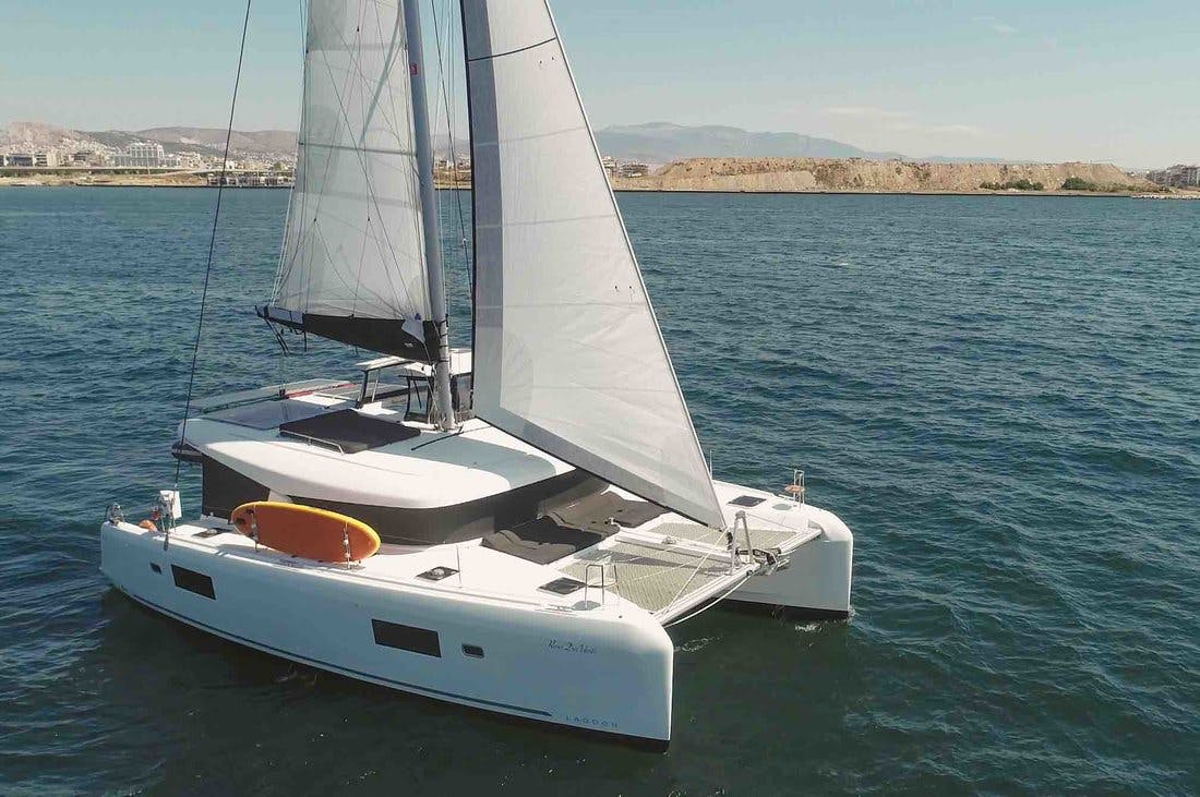Book Lagoon 42 - 4 + 1 cab. Catamaran for bareboat charter in Paros, Cyclades, Greece with TripYacht!, picture 1